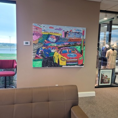 "Atlanta Motor Speedway Community Art Project" for Visit Henry County