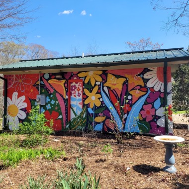 "Floral Community" Mural for Master Gardeners of Henry County, GA