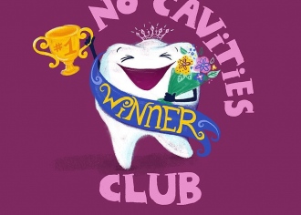 No Cavities Club digital painting