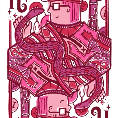 Custom Playing Cards Illustration by Steph Calvert Art | https://stephcalvertart.com