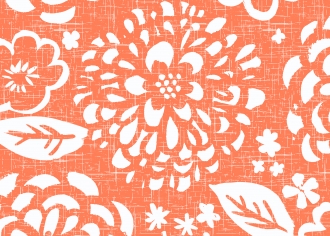 Bold Floral repeat pattern design for Kohl's by Steph Calvert Art