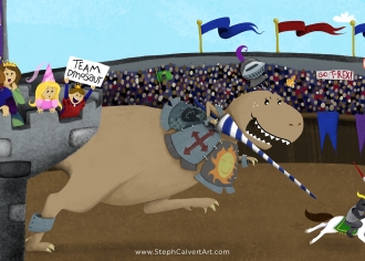 A T-Rex Would Not Make a Good Knight for Capstone Publishing