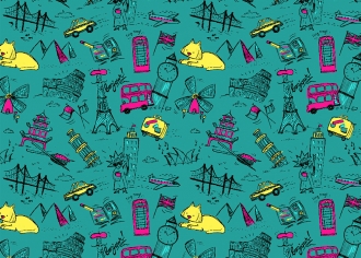 Travel Icons pattern for Target