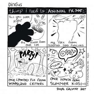 Dingus Web Comic - Animal Proofing
