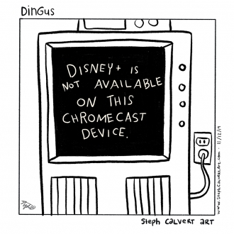 Dingus Web Comic - Disney Plus Simpsons Streaming Issues Part 2