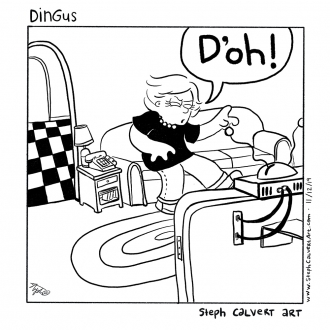 Dingus Web Comic - Disney Plus Simpsons Streaming Issues Part 3