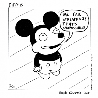 Dingus Web Comic - Disney Plus and Vizio