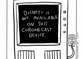 Dingus Web Comic - Disney Plus Simpsons Streaming Issues Part 2