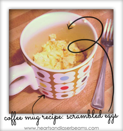 Microwave Coffee Mug Recipes: Scrambled Eggs