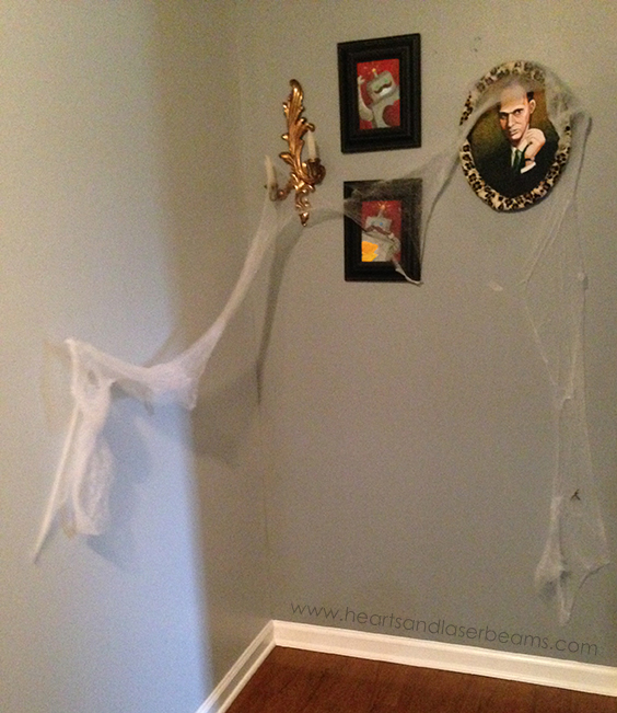 Steph's House of Halloween Fails - Spider Webs - Hearts and Laserbeams