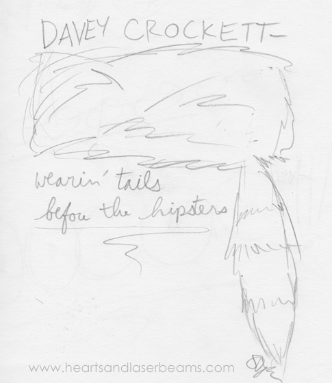 Drawing Ideas and Creativity Exercises with the Disney Classics - Davey Crockett