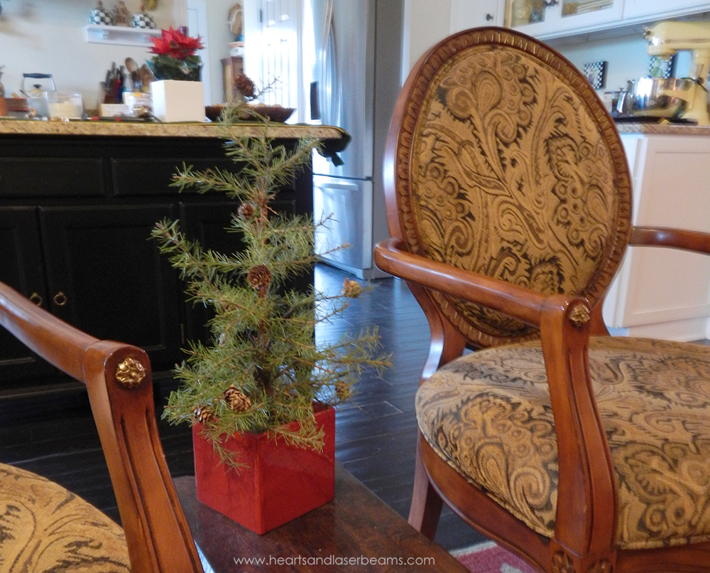 Tabletop Christmas tree - A Christmas Carole - Beautiful Christmas Decorations from the Heart