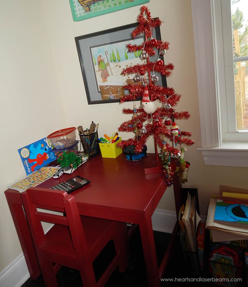 Tabletop Christmas Tree - A Christmas Carole - Beautiful Christmas Decorations from the Heart