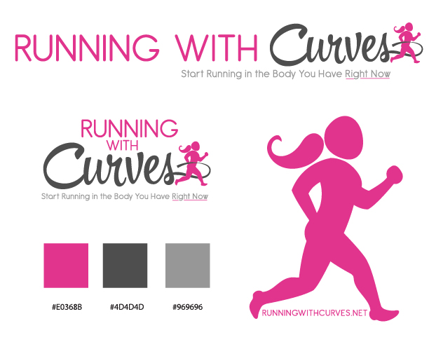 Logo Design Project - Running with Curves by Hearts and Laserbea