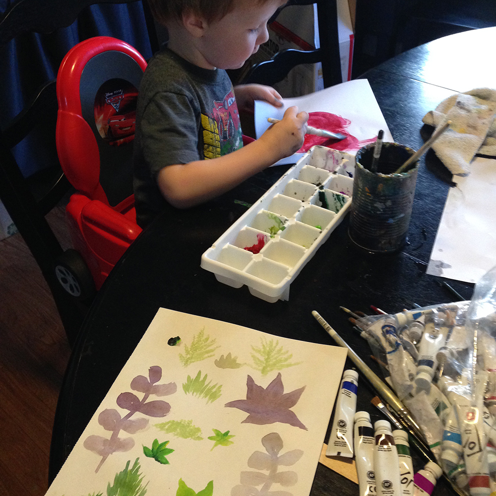 Make Your Own Watercolors - Hearts and Laserbeams