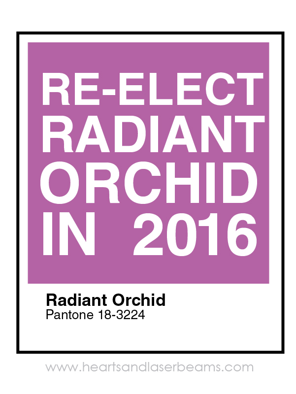 I loved Radiant Orchid. I hate Marsala, the Pantone Color of the Year for 2015 - Hearts and Laserbeams