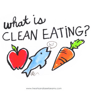 What is Clean Eating - Hearts and Laserbeams