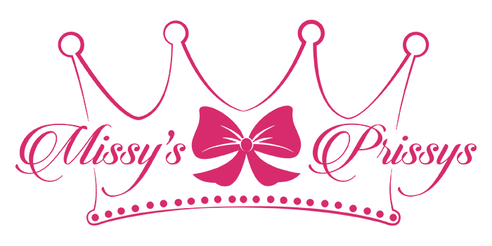 Cute Bow Logo Design for Missy's Prissys - Hearts and Laserbeams