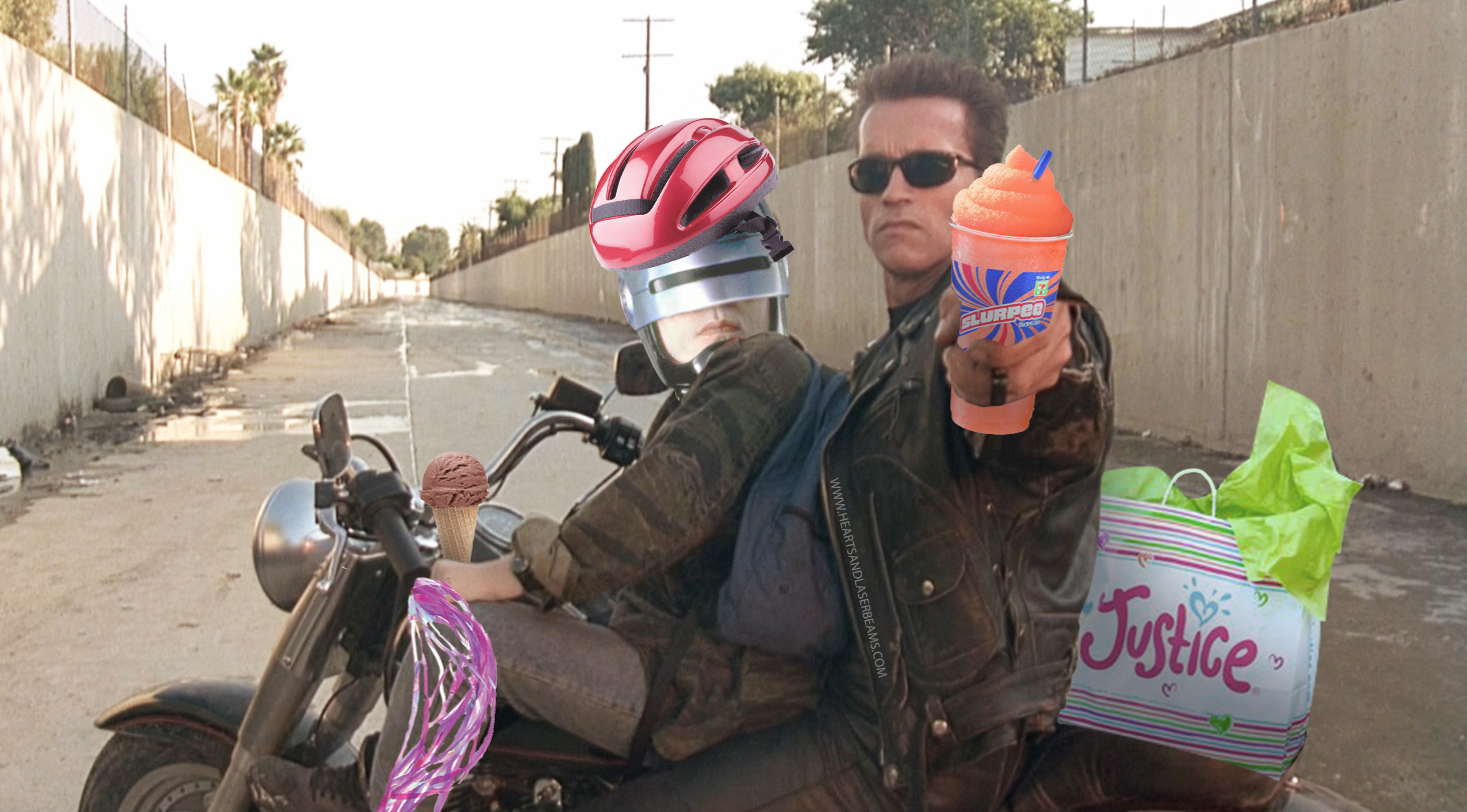 Terminator and Robocop - BFFs for Life | Hearts and Laserbeams