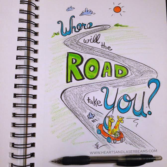 Where Will the Road Take You? Hearts and Laserbeams