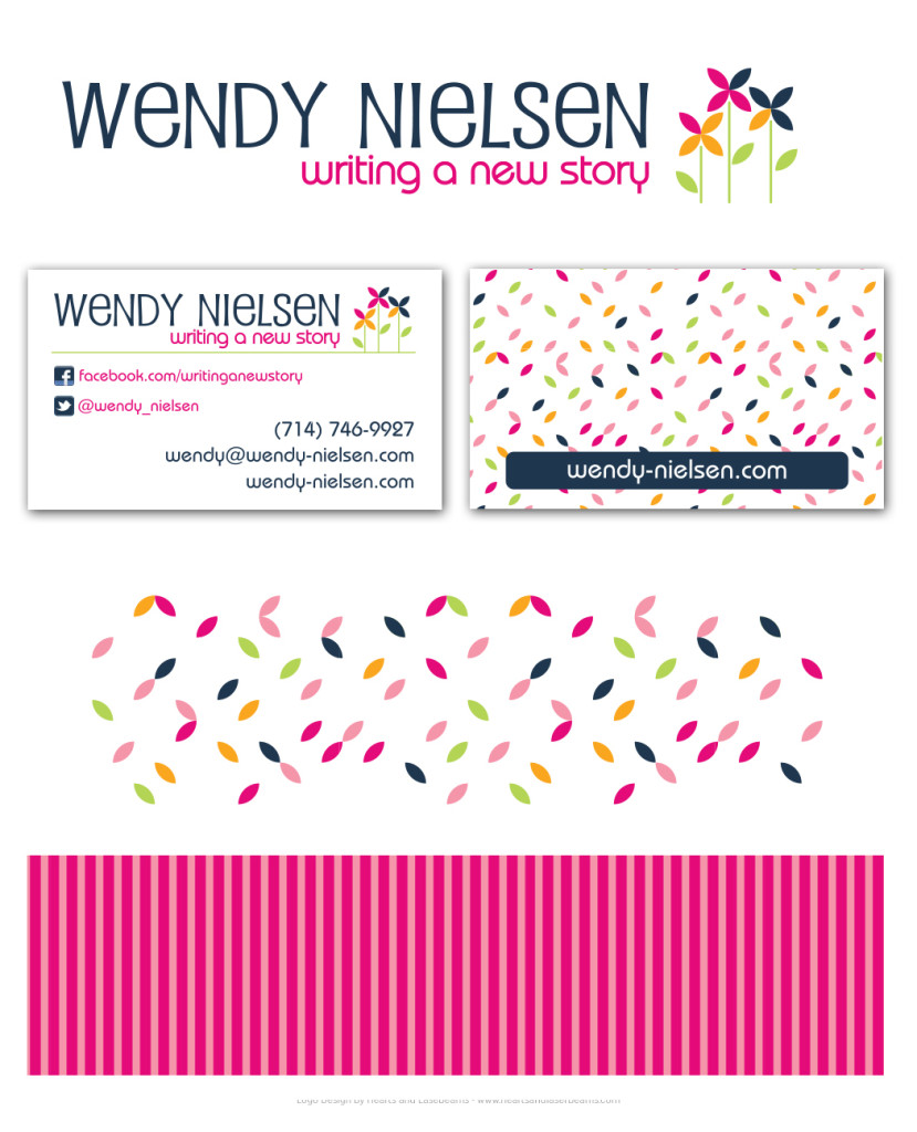 Logo Design Inspiration - Simple and Iconic Wendy Nielsen Logo by Hearts and Laserbeams