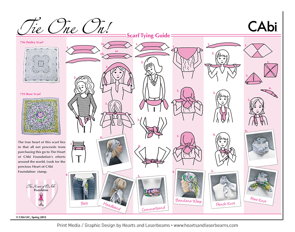 Print Media - Graphic Design Portfolio - Layout and Illustration for CAbi (Carol Anderson by Invitation) by Hearts and Laserbeams