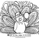 Free Turkey Coloring Pages for Thanksgiving