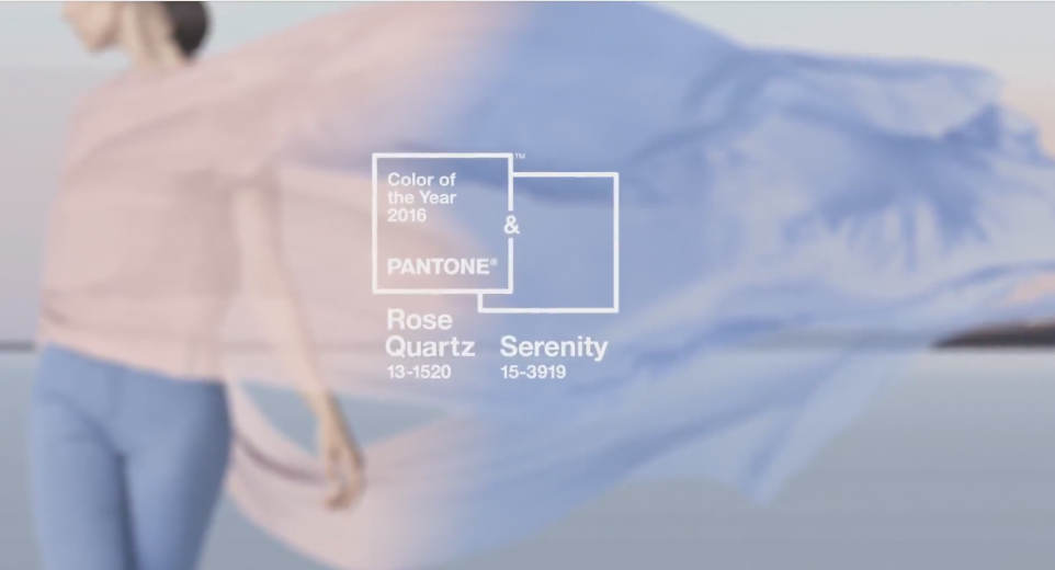 Pantone Color of the Year 2016 - Rose Quartz and Serenity - Hearts and Laserbeams