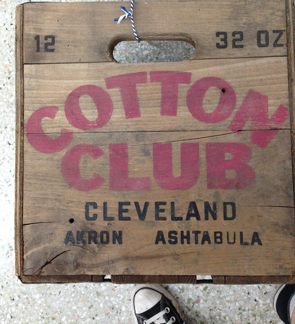 Vintage wood crate - cotton club cleveland - Art Inspiration
