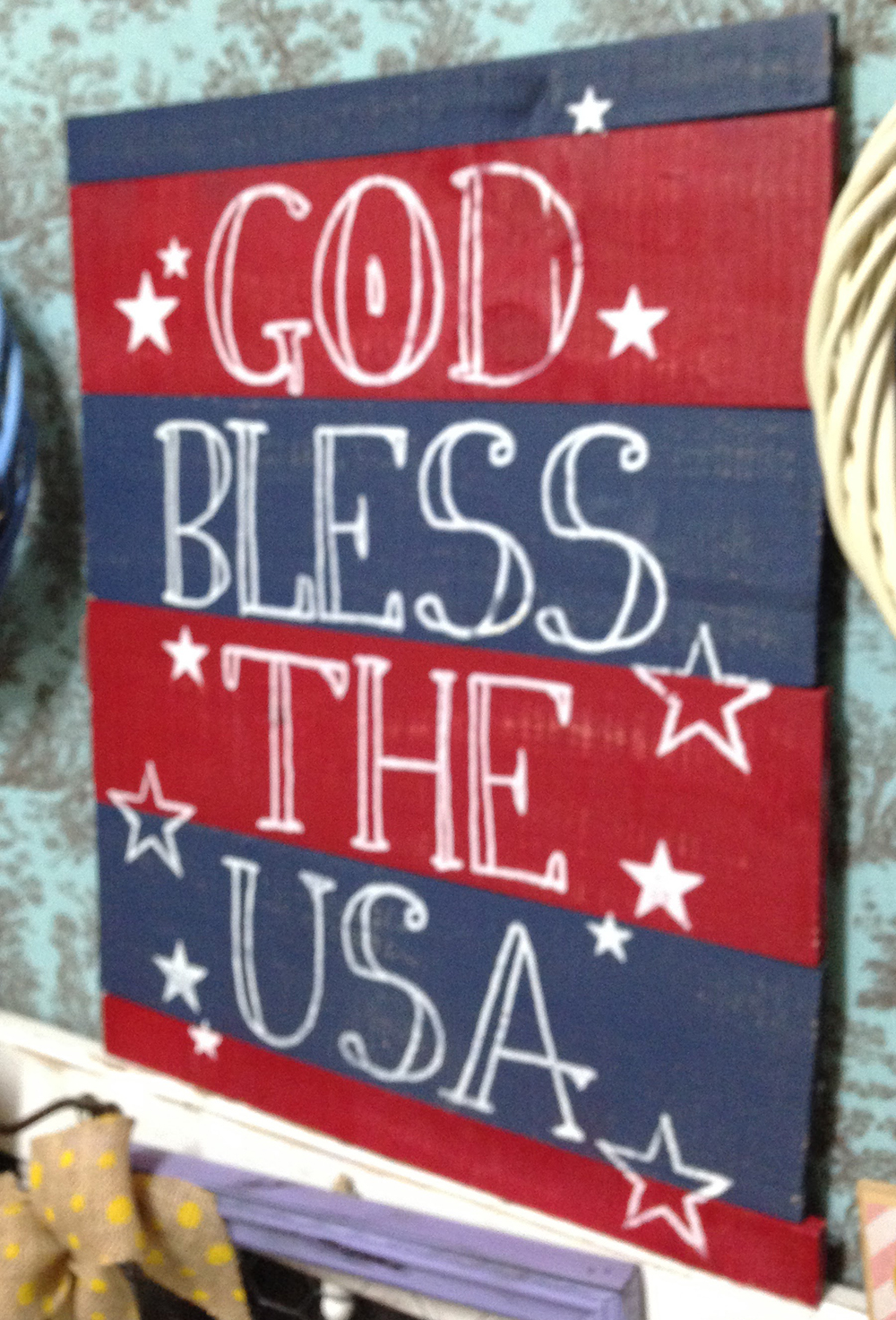 Americana - God Bless the USA - Art Inspiration and Thrifting