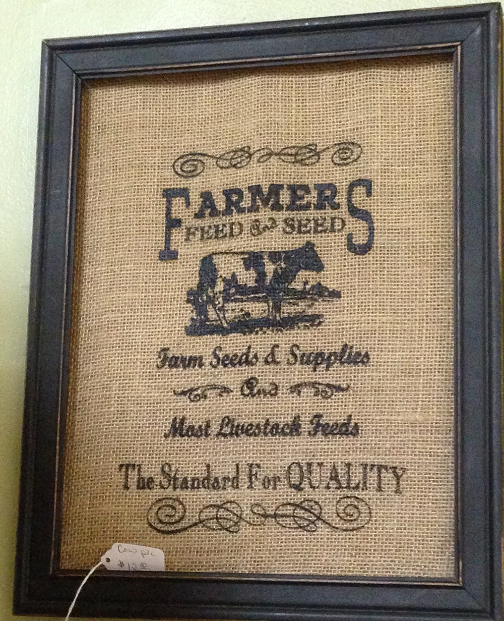 Vintage Feed Sack - Art Inspiration and Thrift Store Finds