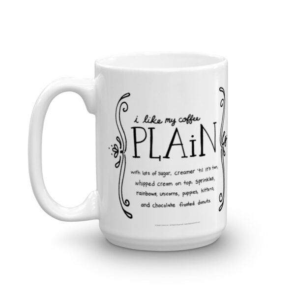 Like My Coffee Plain coffee mug