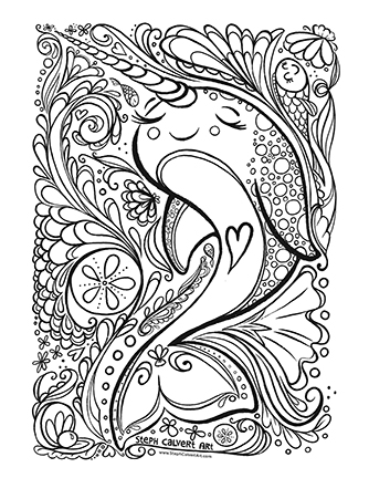 narwhal coloring sheet free download printable by steph calvert art