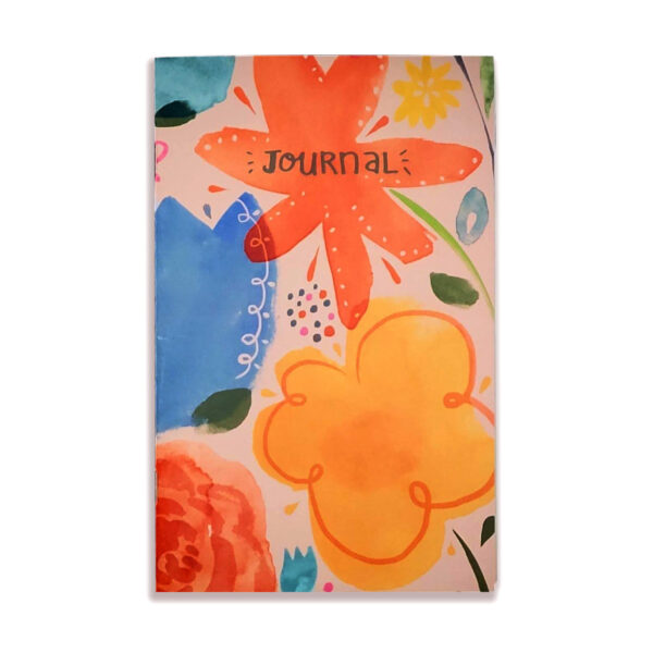 Blank Book - Watercolor Floral Notebook by Steph Calvert Art