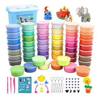 50 Colors Air Dry Clay Kit