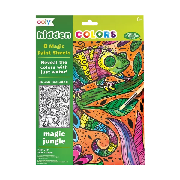 Ooly Hidden Colors Magic Paint Sheets (9 PC Set)