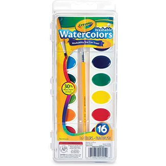Crayola Watercolor Paint, 16 Colors