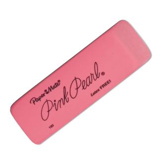 Pink Pearl Eraser, 3 Pack