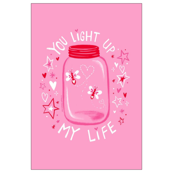 Valentine Fireflies - Classroom Pack Of Flat Cards