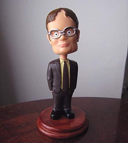 Bobblehead Dwight Schrute Painting - still life from this figurine by Steph Calvert Art