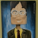 My Bobblehead Dwight Schrute Painting is the First of its Kind!