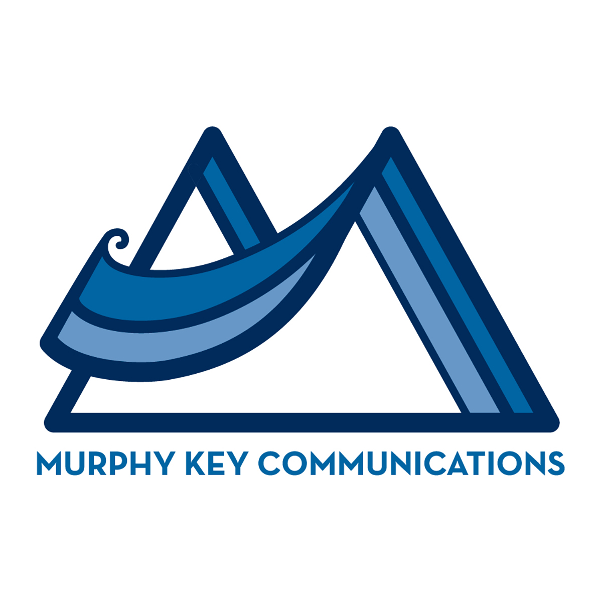 Logos and Branding Portfolio - Murphy Key Communications Logo Design by Steph Calvert Art