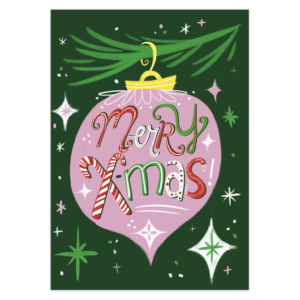 Merry X-Mas Ornament Cards