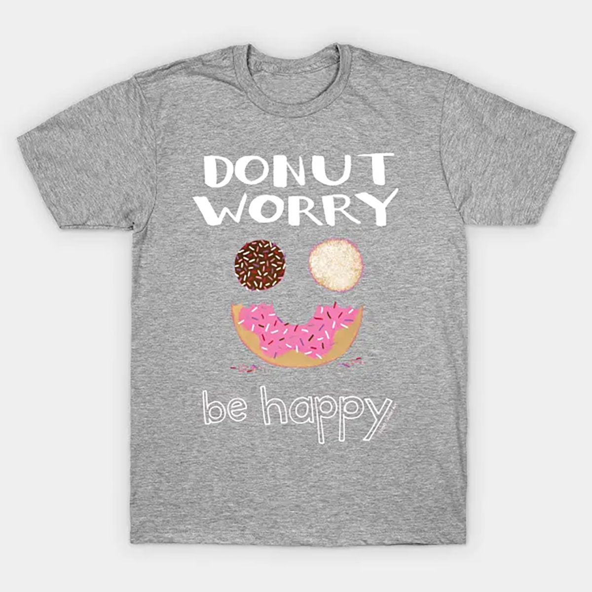 Custom T-Shirt Design Portfolio | Hire a T-Shirt Designer - Don't Worry Be Happy by Steph Calvert Art
