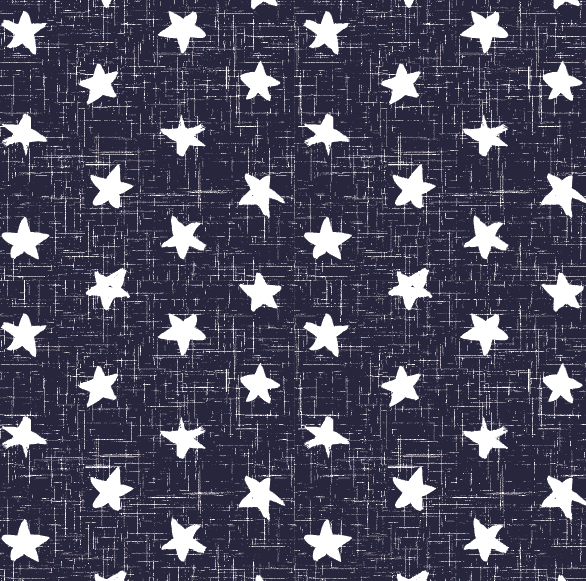 Surface Pattern Design Portfolio - Hand Painted Star repeat pattern for Kohls by Steph Calvert Art